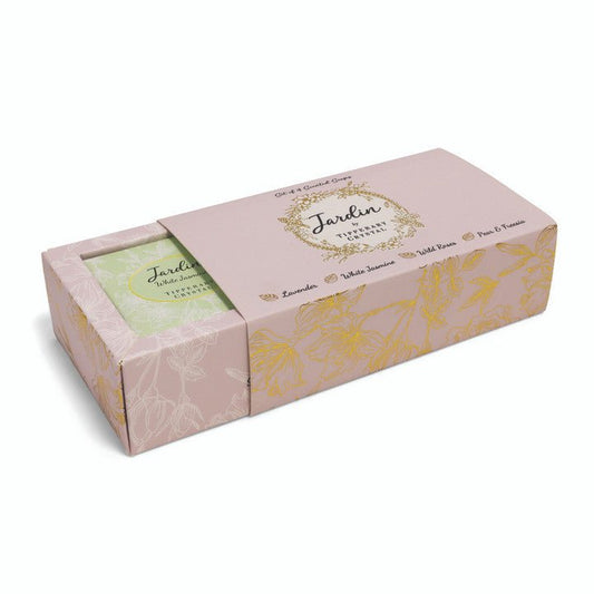 Tipperary Crystal Jardin Set 4 Soap Set