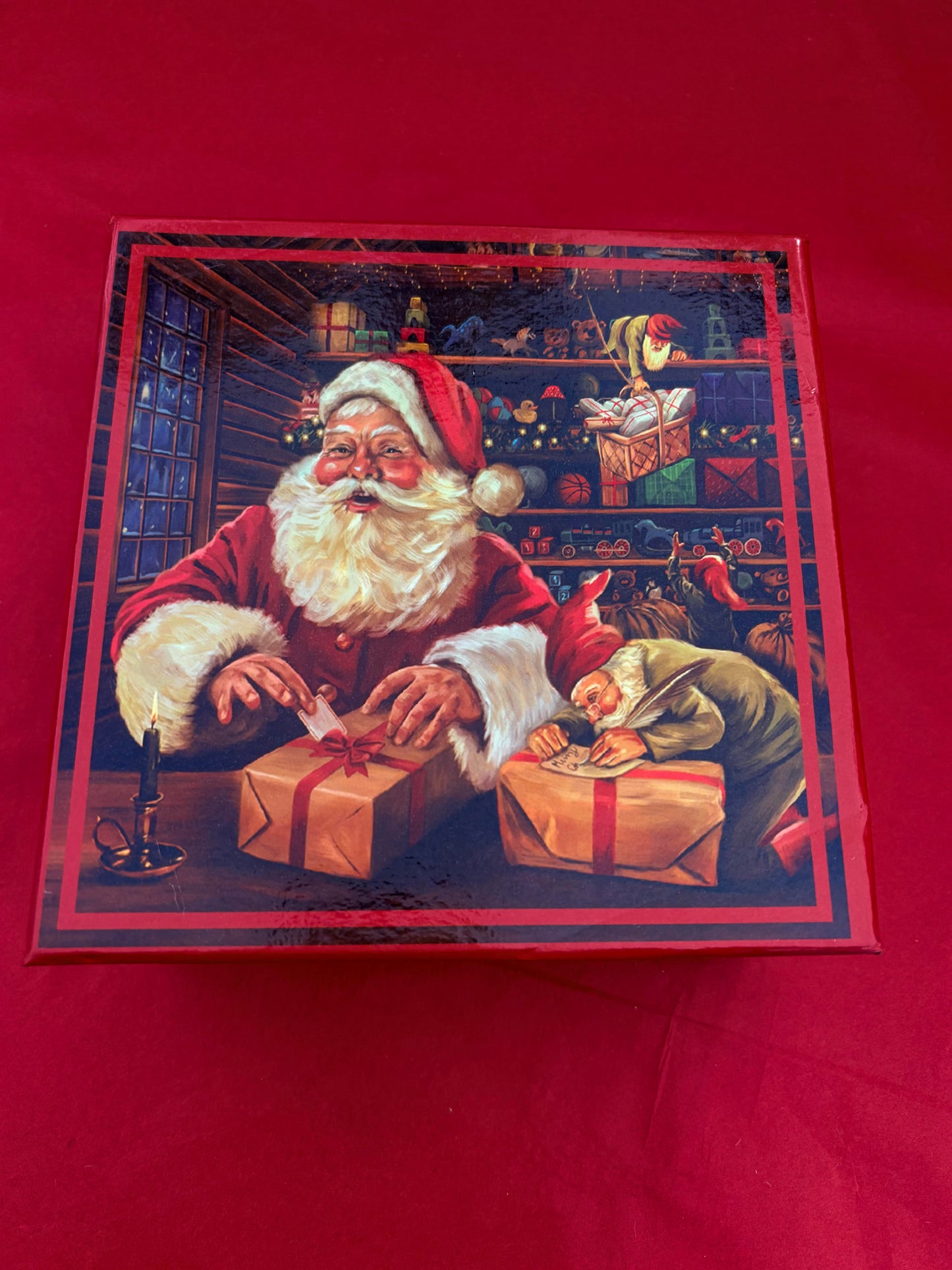 Set of 4 Santa Baubles