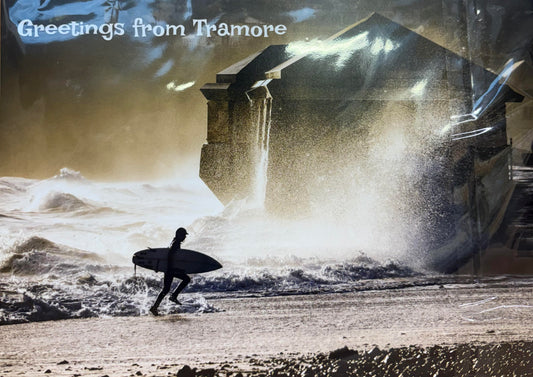 Greetings From Tramore Surf Postcard