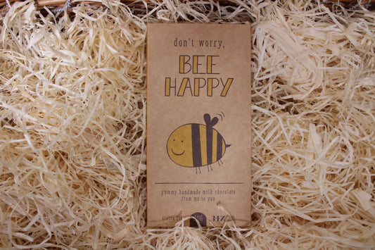 Bee Happy Milk Chocolate Bar