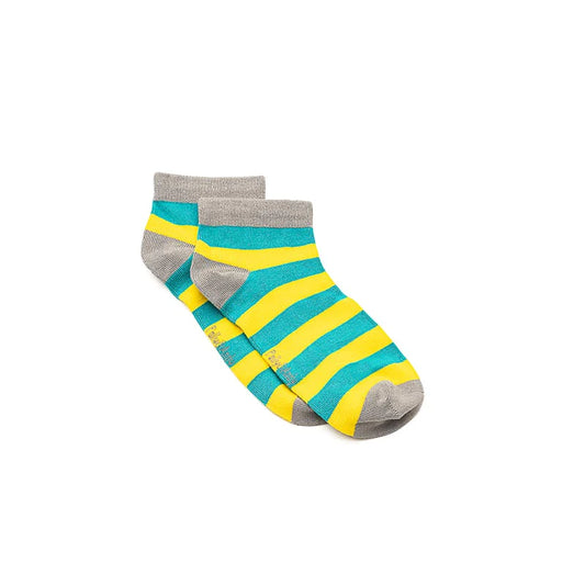 Polly and Andy Bamboo Socks - Kids 0-1 Green and Yellow