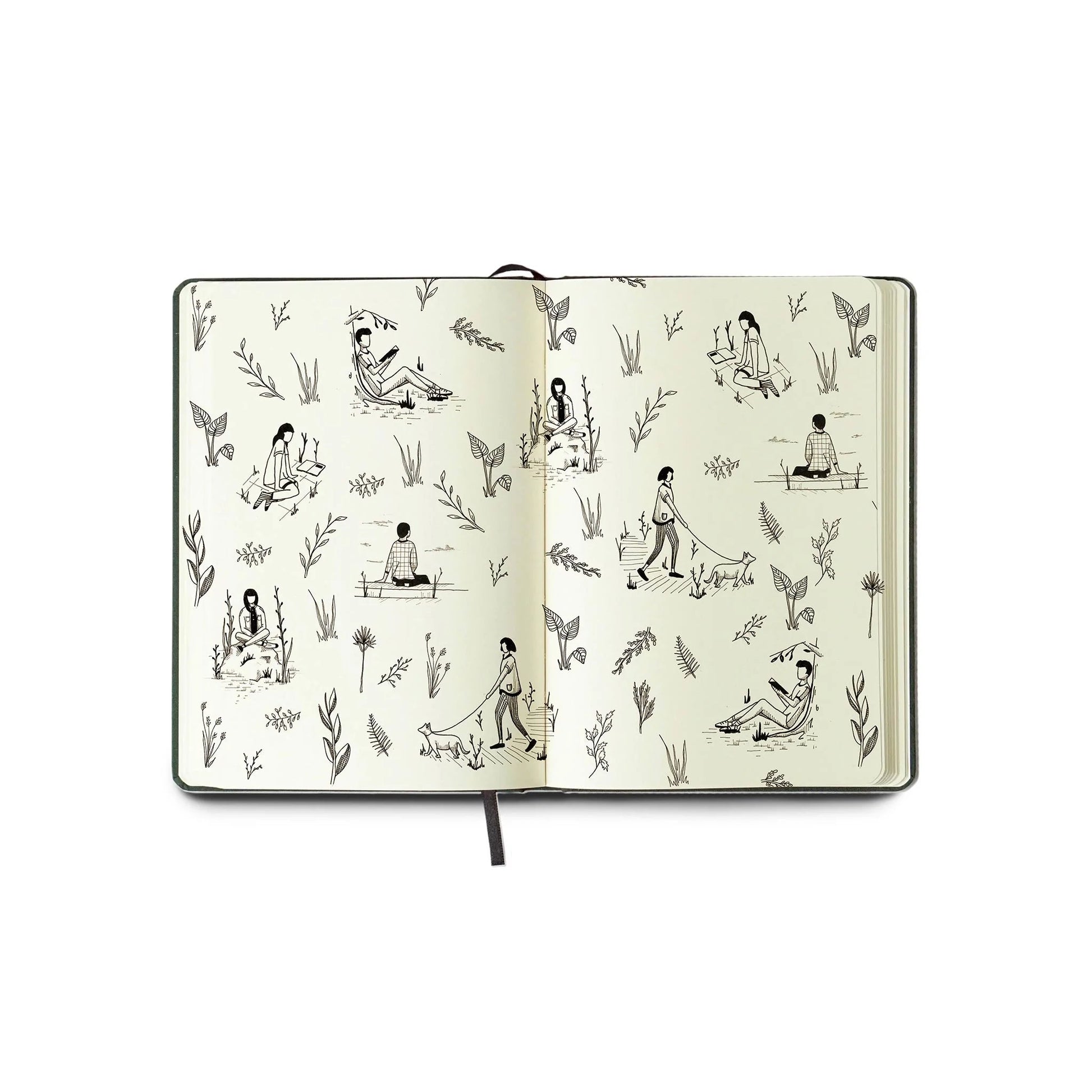 The inside cover of The  Sixty Second Journal